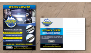 Postcard Design by alex989 for Performance LED's | Design: #7415306