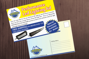 Postcard Design by kaja4good for Performance LED's | Design #7431818
