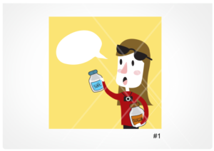 An illustration showing scenarios of foreigners showing bewilderment at a Japanese supermarket | Illustration Design by Vicez