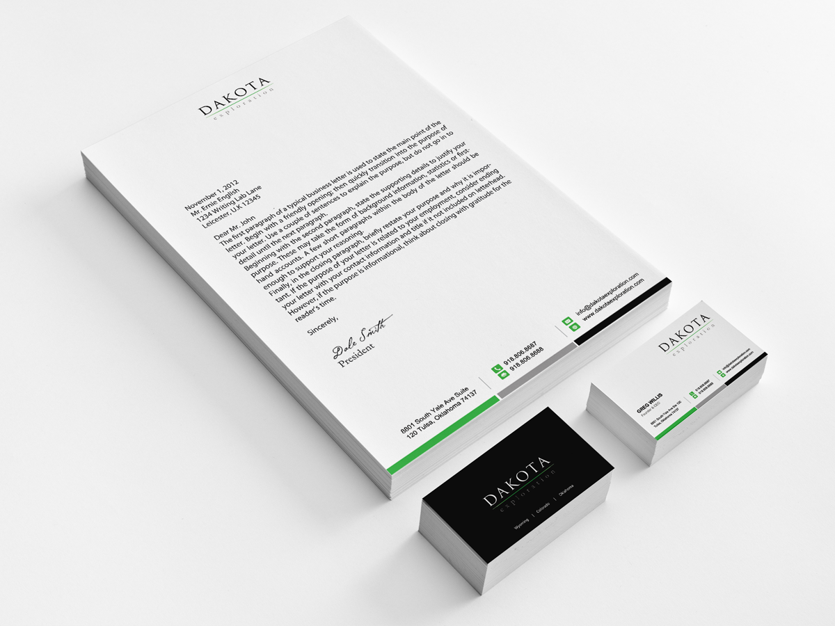Letterhead Design by Sarah Mathews for this project | Design #1867726