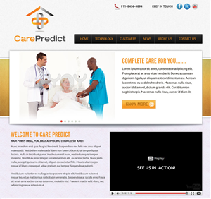 Wordpress Design by Expert Designer for CarePredict, Inc. | Design: #1903526