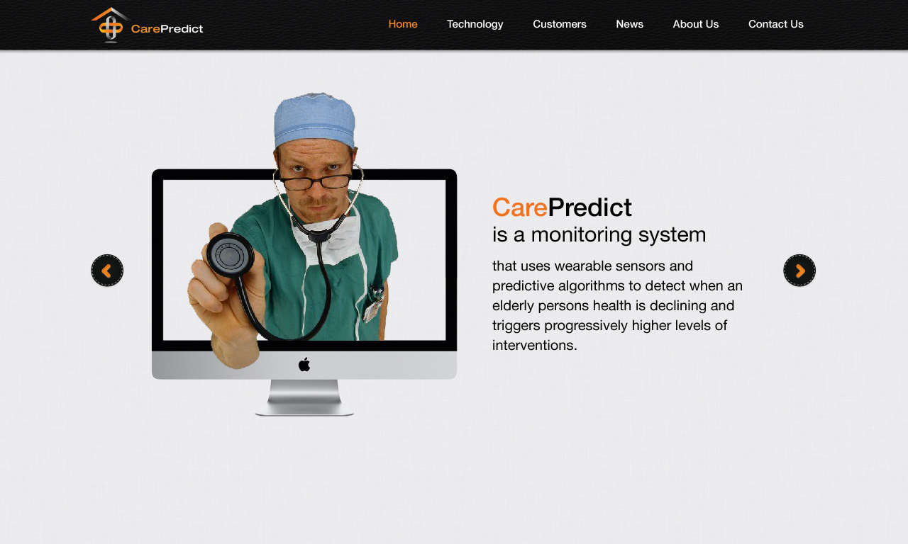 Wordpress Design by Lauren for CarePredict, Inc. | Design #1874016