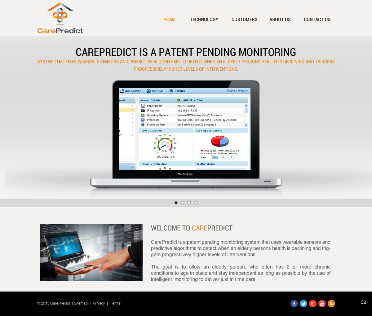 Diseño Wordpress por pb para CarePredict, Inc. | Diseño #1870008