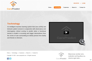 Wordpress Design by pb for CarePredict, Inc. | Design: #1870012