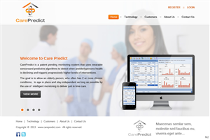 Wordpress Design by pb for CarePredict, Inc. | Design: #1870014
