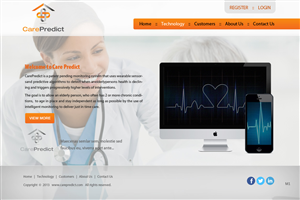 Wordpress Design by pb for CarePredict, Inc. | Design: #1873185