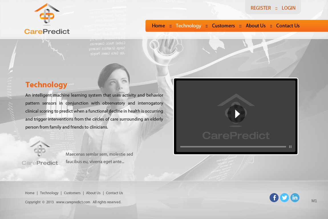 Wordpress Design by pb for CarePredict, Inc. | Design #1873186