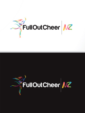 Logo Design by CanDoDesign for Full Out Cheer NZ | Design: #7452703