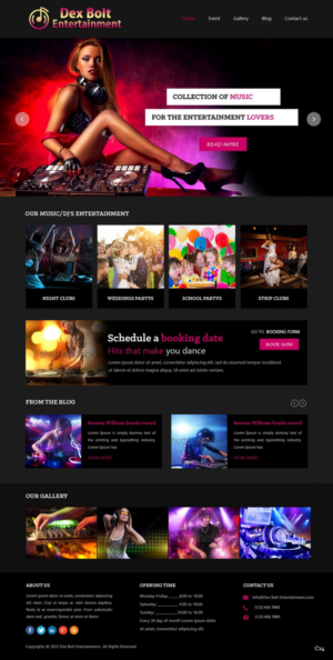 Web Design par pb pour ce projet | Design : #7423070