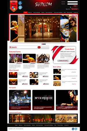 Web Design by pb for this project | Design: #392517