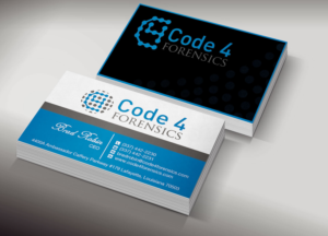 Business Card Design by Lanka Ama for Code 4 Forensics | Design: #7470039