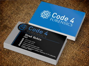 Business Card Design by Lanka Ama for Code 4 Forensics | Design: #7470044