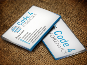 Business Card Design by Lanka Ama for Code 4 Forensics | Design: #7470049