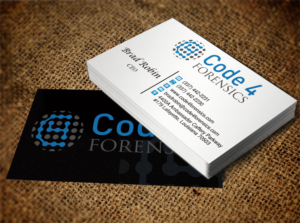 Visitenkarten-Design von Lanka Ama für Code 4 Forensics | Design: #7470050