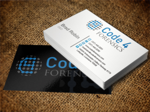 Design de Carte de Visite par Lanka Ama pour Code 4 Forensics | Design : #7478986