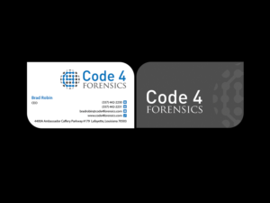 Visitenkarten-Design von Creations Box 2015 für Code 4 Forensics | Design: #7475168