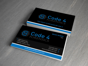 Visitenkarten-Design von Creations Box 2015 für Code 4 Forensics | Design: #7475169