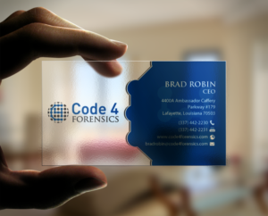 Business Card Design by chandrayaan.creative for Code 4 Forensics | Design: #7488265