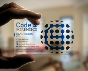 Design de Carte de Visite par chandrayaan.creative pour Code 4 Forensics | Design : #7488267