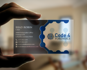 Business Card Design by chandrayaan.creative for Code 4 Forensics | Design: #7488268
