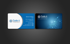Business Card Design by chandrayaan.creative for Code 4 Forensics | Design: #7488284