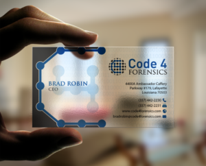 Business Card Design by chandrayaan.creative for Code 4 Forensics | Design: #7488288