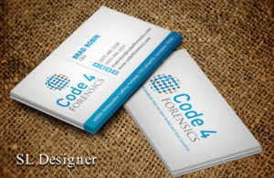 Visitenkarten-Design von SL Designer für Code 4 Forensics | Design: #7467856