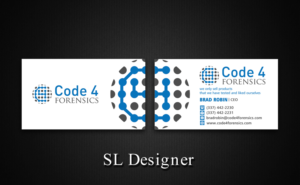 Business Card Design by SL Designer for Code 4 Forensics | Design: #7469092