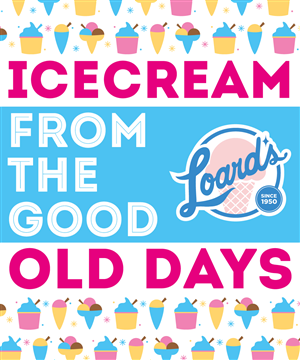 Poster Design by catherinehopkins for Loard's Ice Cream | Design: #1908852