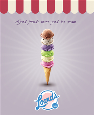 Poster Design by JACK for Loard's Ice Cream | Design: #1913497