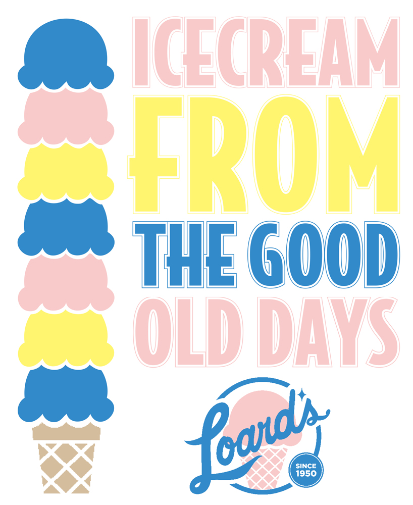 Poster-Design von Chloe  für Loard's Ice Cream | Design #1903197