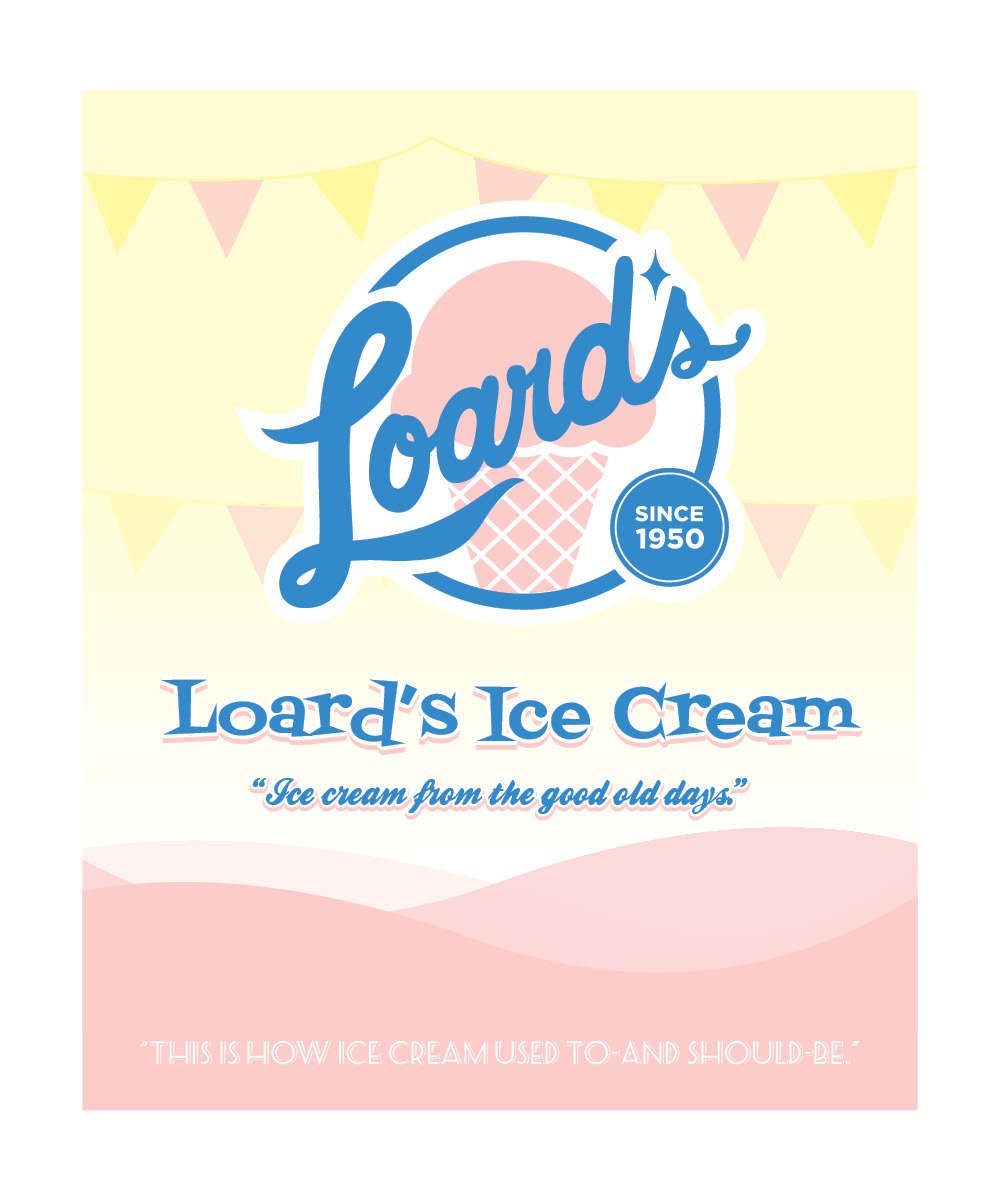 Poster-Design von HauntedDesigns für Loard's Ice Cream | Design #1903060