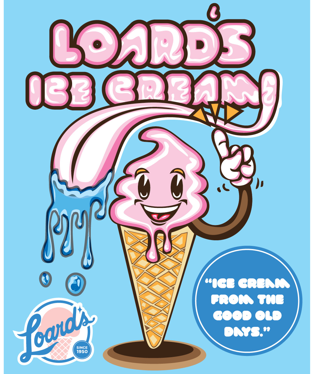 Diseño de Póster por Oliviaaag para Loard's Ice Cream | Diseño #1903461