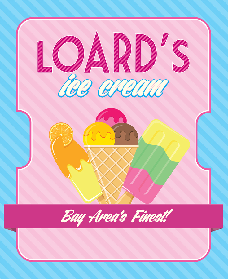 Poster Design by Cipher for Loard's Ice Cream | Design #1876573