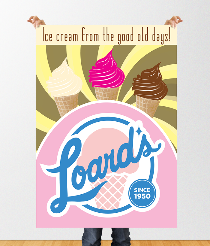 Design de Poster par mediamunki pour Loard's Ice Cream | Design #1893091