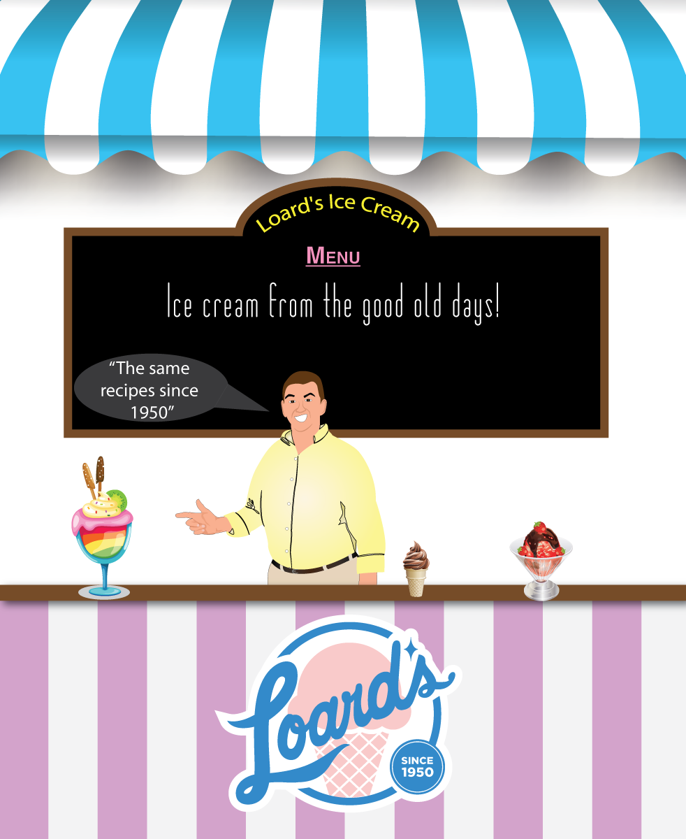 Diseño de Póster por mediamunki para Loard's Ice Cream | Diseño #1922771