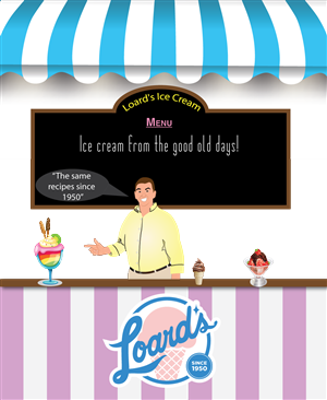 Poster Design by mediamunki for Loard's Ice Cream | Design: #1922771