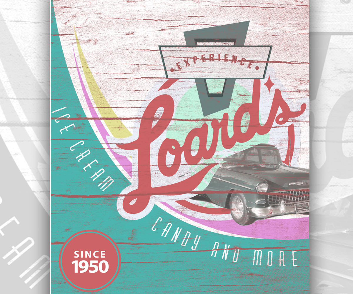 Poster Design by Kolton for Loard's Ice Cream | Design #1890376