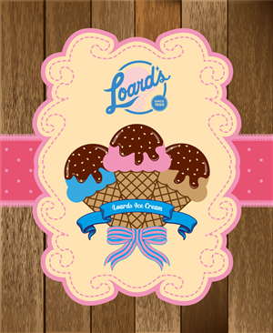 Poster Design by Preston for Loard's Ice Cream | Design: #1908461