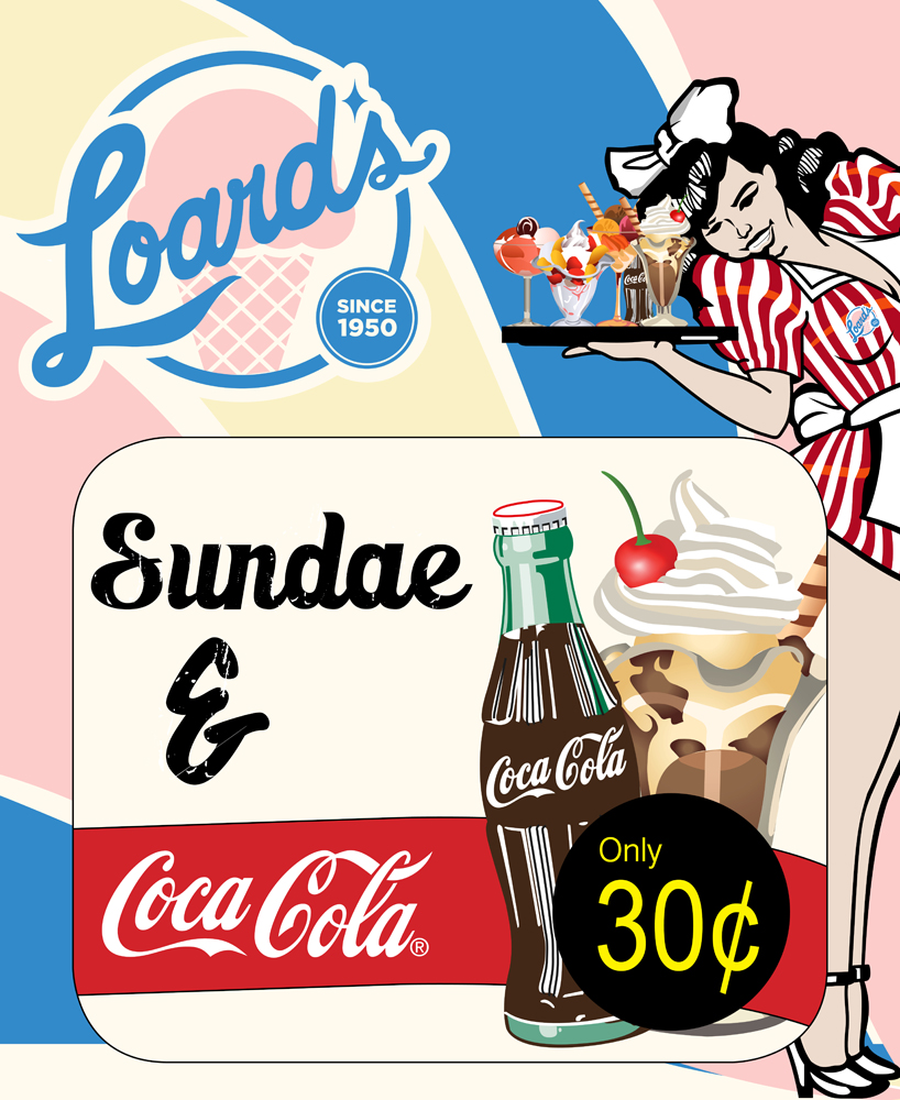Poster Design by Preston for Loard's Ice Cream | Design #1908498