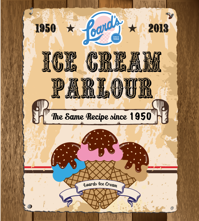 Poster Design by Preston for Loard's Ice Cream | Design #1908521