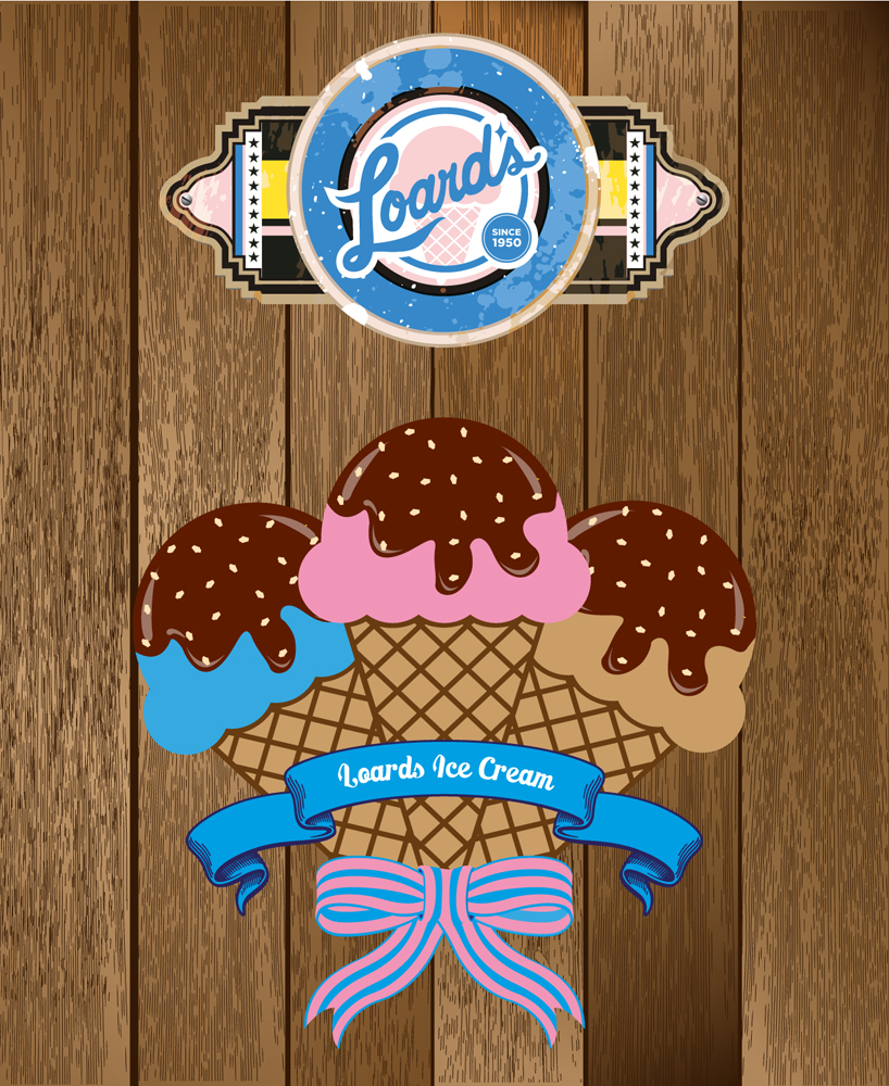 Poster Design by Preston for Loard's Ice Cream | Design #1908524