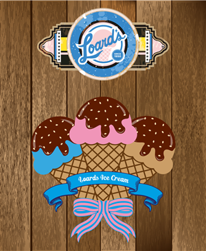 Poster Design by Preston for Loard's Ice Cream | Design: #1908524
