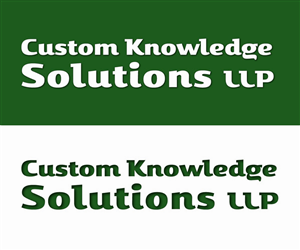Logo Design by feuerstein for Custom Knowledge Solutions LLP | Design: #1869142