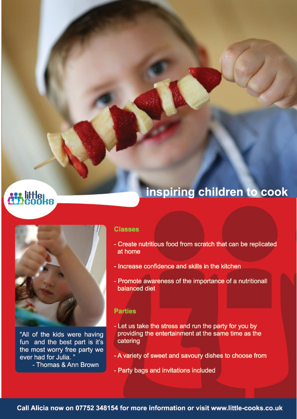 Poster-Design von Zaquita Design für Little Cooks | Design #12678
