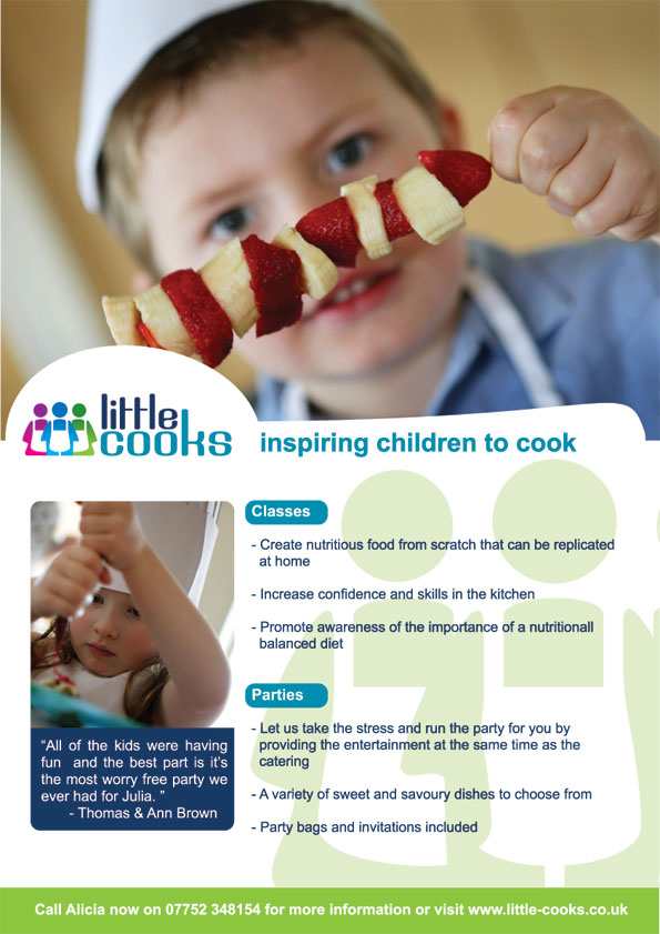 Design de Poster par Zaquita Design pour Little Cooks | Design #12679