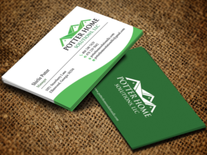 Business Card Design by Sandaruwan for Potter Home Solutions, LLC | Design #7427452
