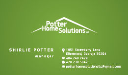 Business Card Design by Gersi Rami for Potter Home Solutions, LLC | Design: #7426490