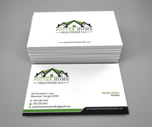 Business Card Design by premnice for Potter Home Solutions, LLC | Design: #7463594