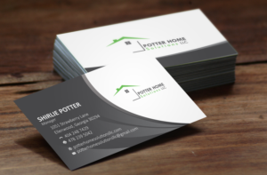 Business Card Design by RootreeperDesigns for Potter Home Solutions, LLC | Design #7426283